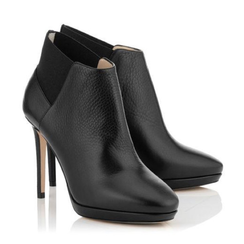 Jimmy Choo Talula black booties/boots size 38 1/2